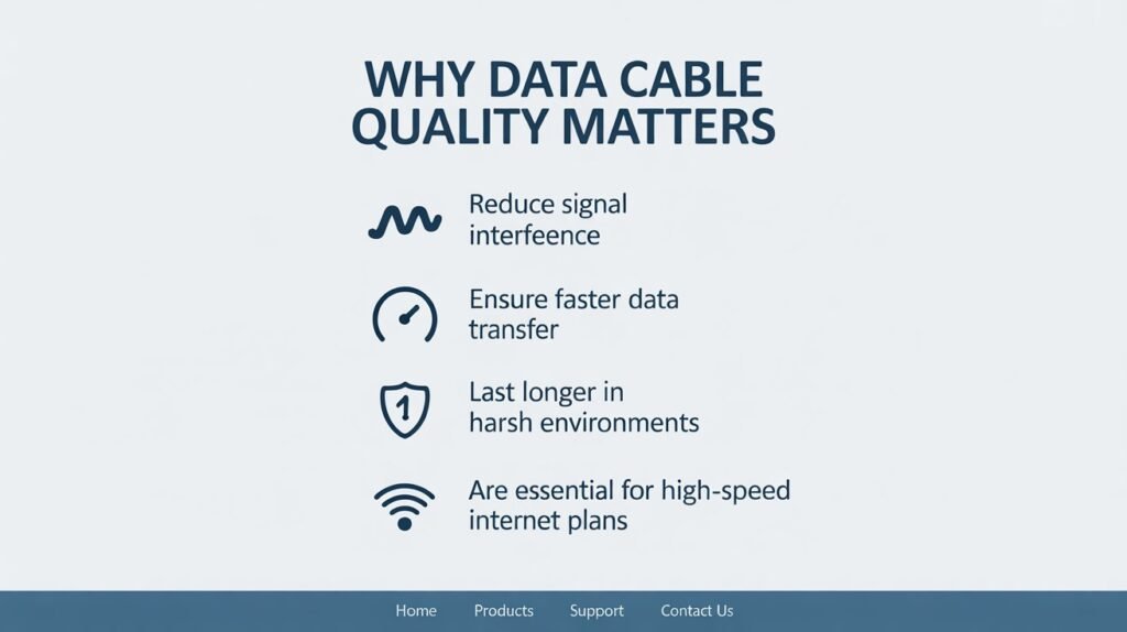 Data Cable Essentials: 7 Powerful Facts Every Homeowner Should Know 4 Why Data Cable Quality Matters