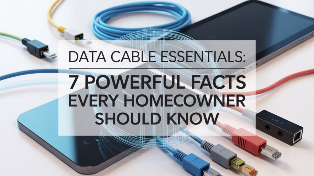 Data Cable Essentials: 7 Powerful Facts Every Homeowner Should Know 3 data cable