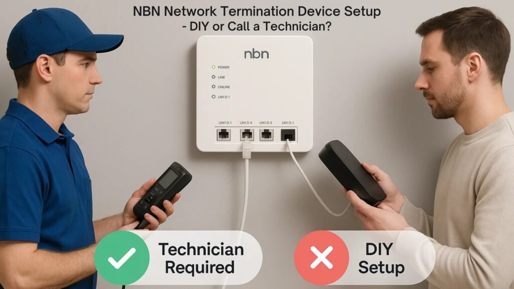 NBN Network Termination Device Setup: Do You Need a Technician or Not? 3 NBN Network Termination Device